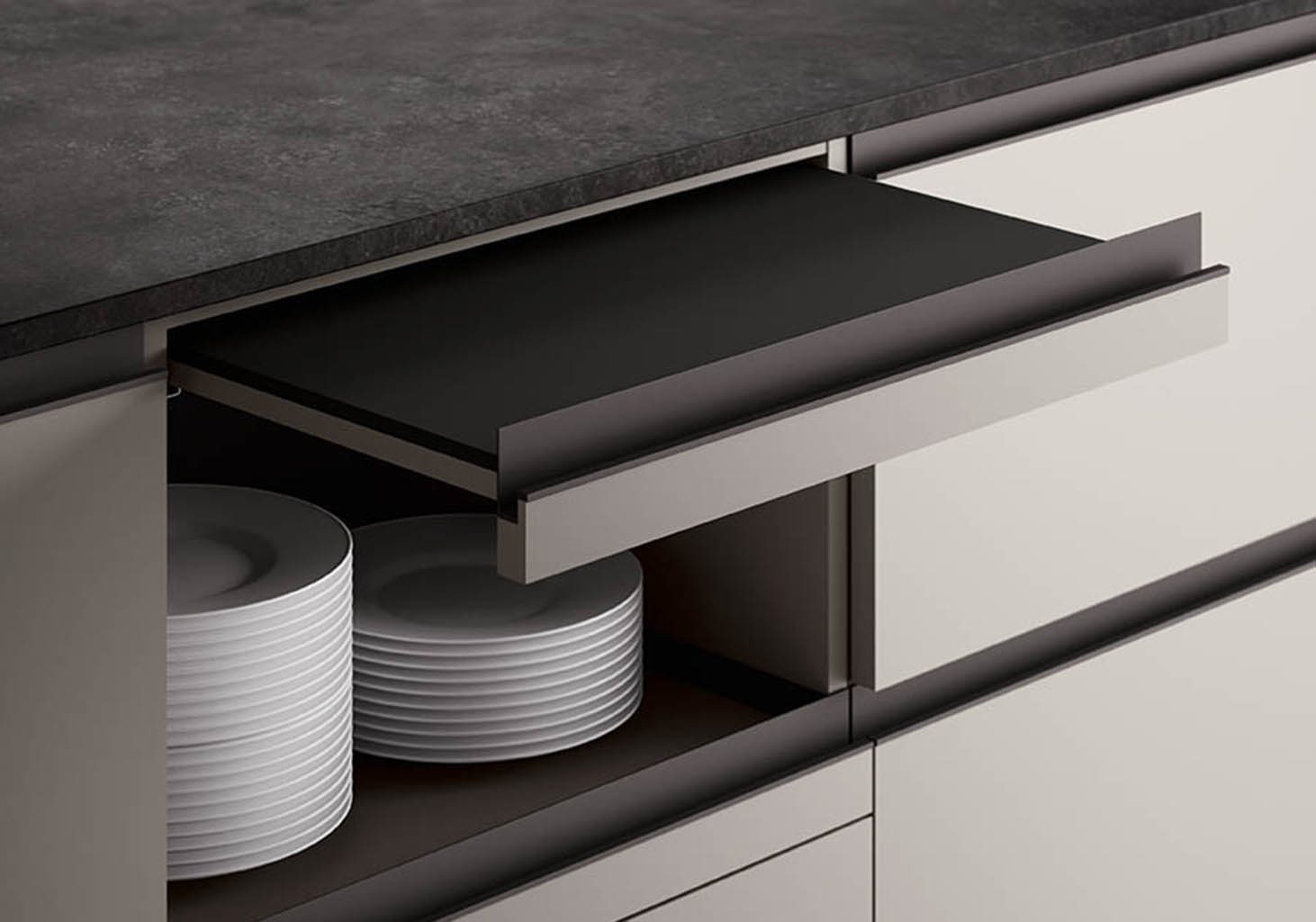 Tiroir extractible d'une cuisine Valdesign Anice