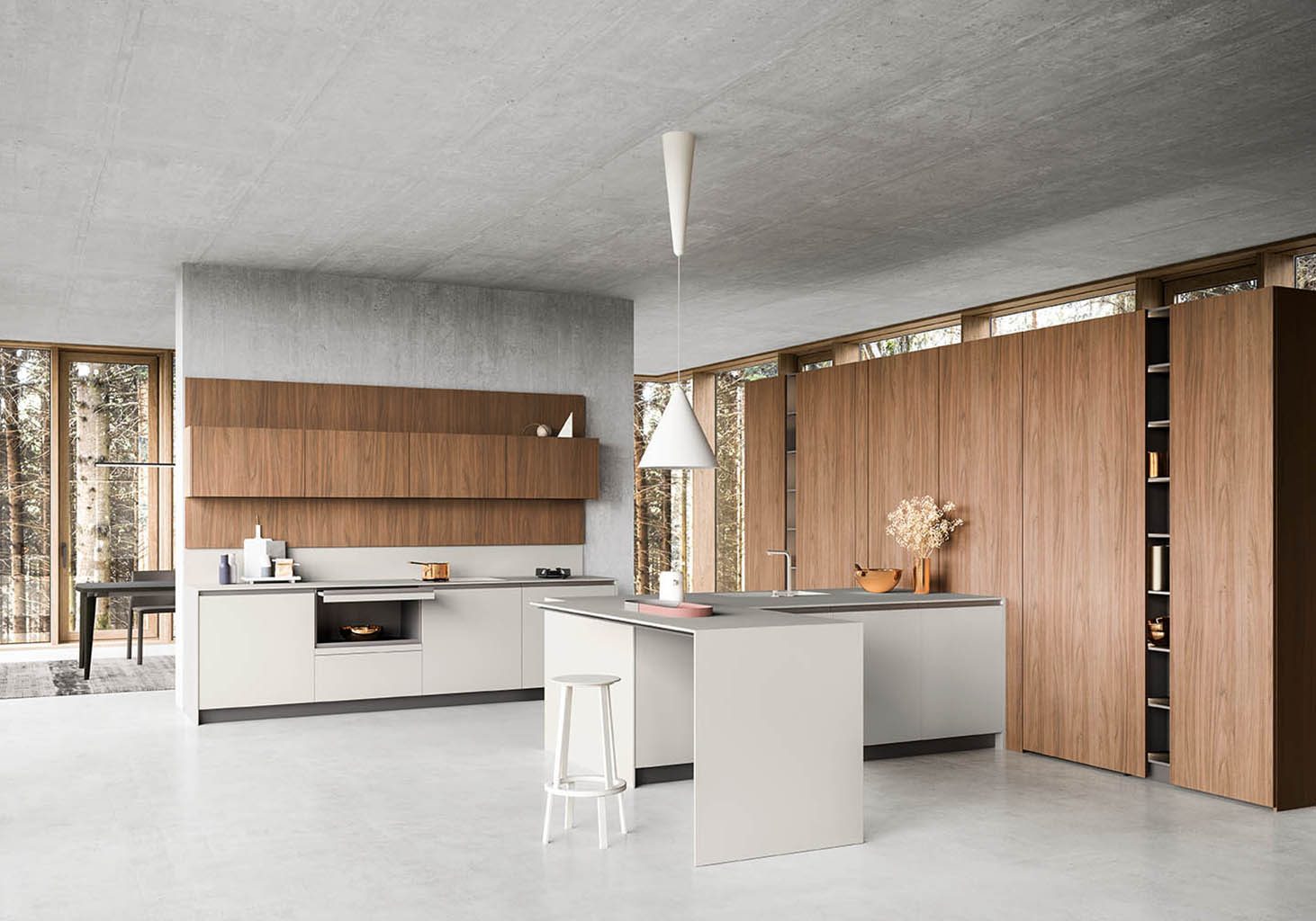 Cuisine Valdesign Anice avec façades en bois