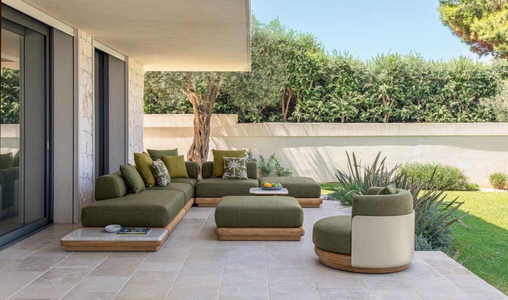 Salon d'extérieur Talenti sur terrasse