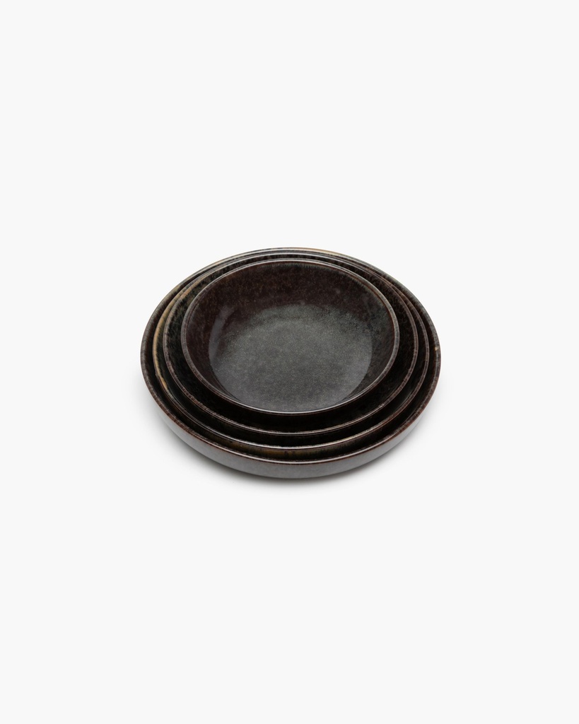 Assiette creuse m surface - indi grey 5