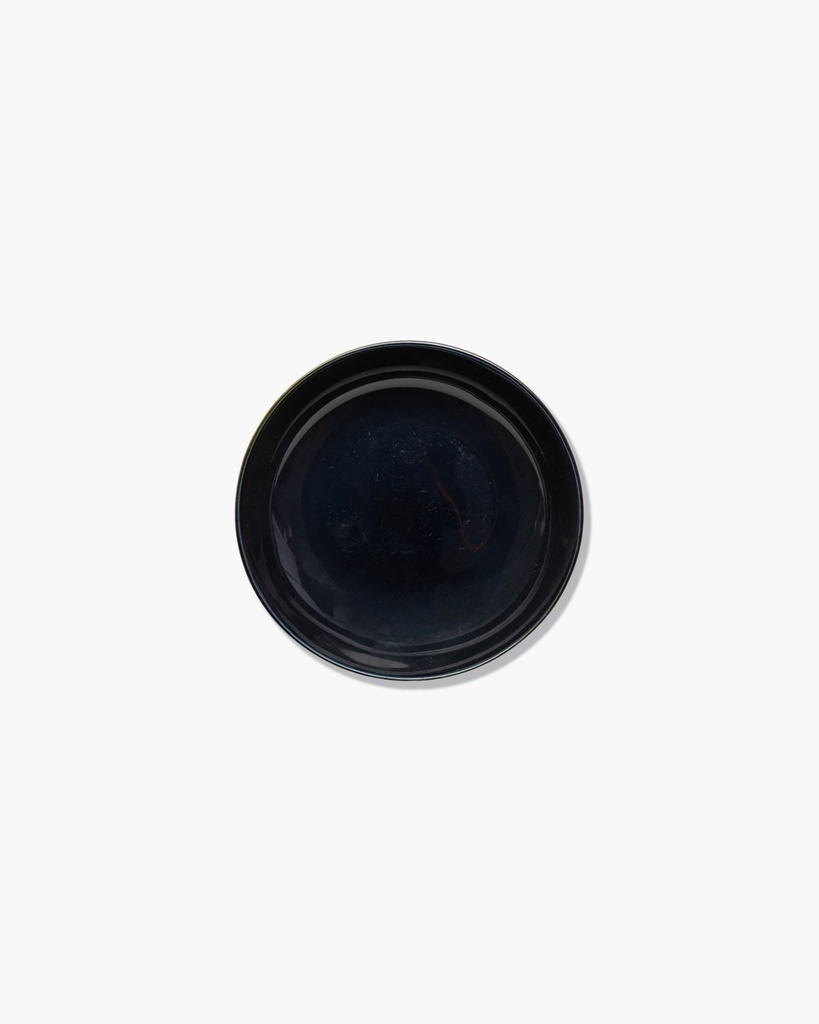 Assiette creuse s - dark blue/rust 2