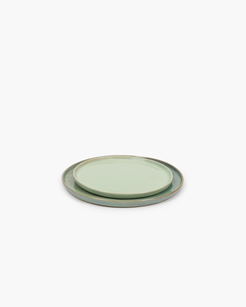 Assiette m - dia : 27.2 cm - vert clair 5