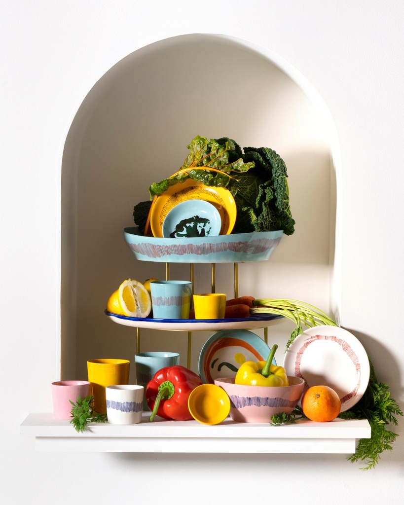 Assiette m azure - artichaud - green - f 3