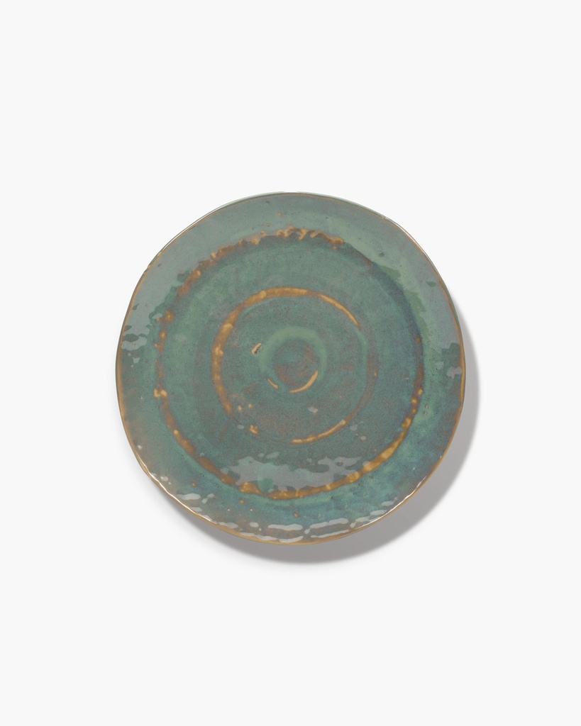 Assiette m l d28 h2,8 vert de mer 2