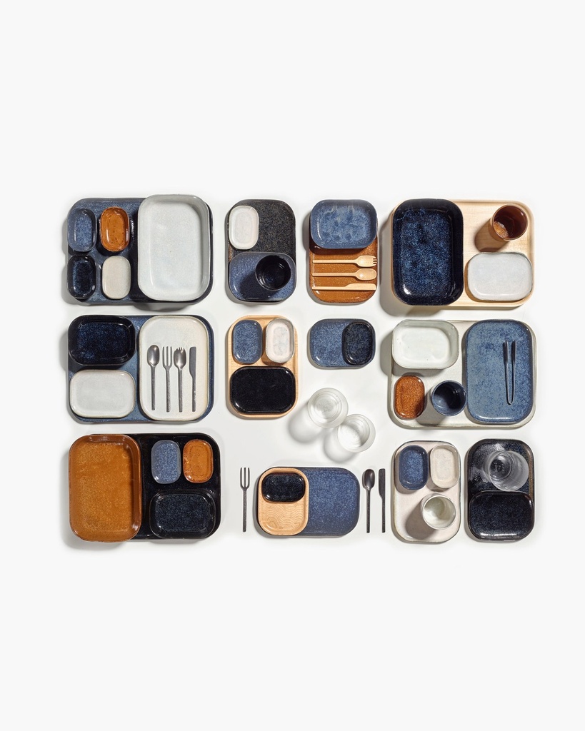 Assiette merci n°2 l - blanc cassé 2