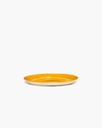Assiette plate m -  sunny yellow swirl-s 2