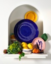 Assiette plate m - lapis lazuli swirl-st 5
