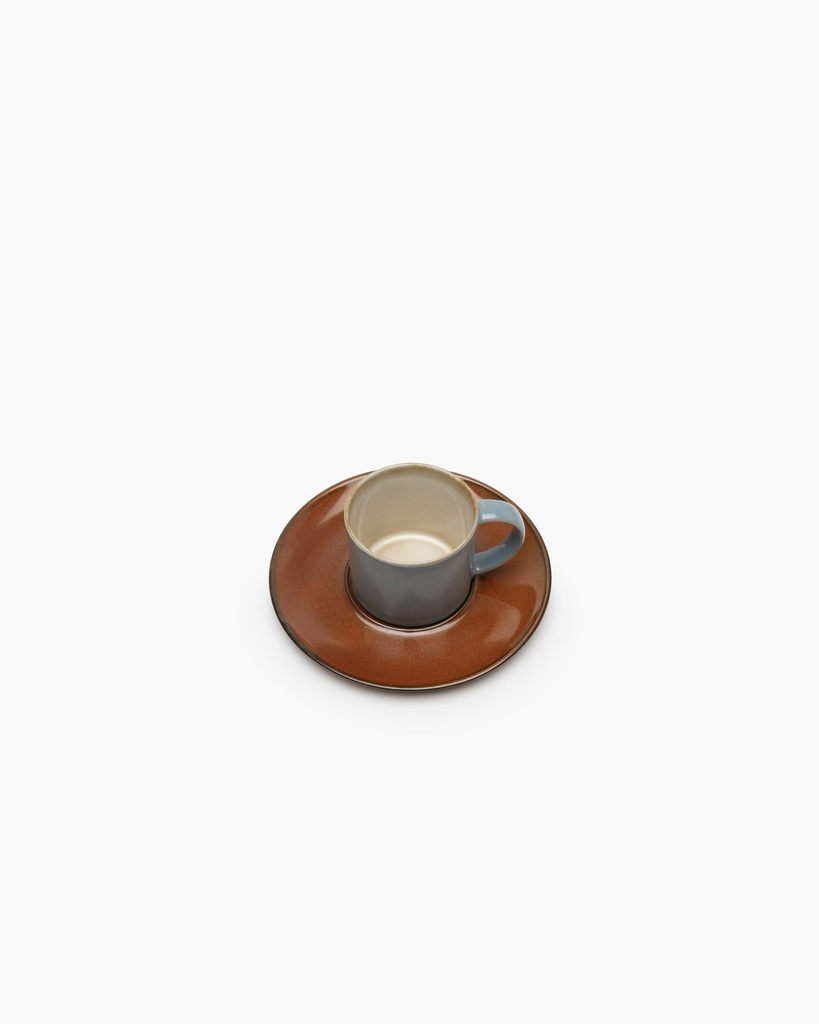Assiette pour tasse à thé - rust 2
