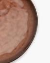Assiette ronde pure - m - brun 3