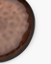 Assiette ronde pure s - brun 3