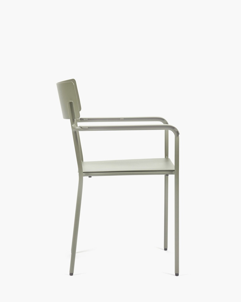 Chaise a accoudoirs august l49 x l48 x h 3