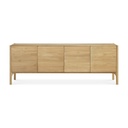 Buffet Pi - chêne - 2 portes - 119x45 H8 (ancienne)