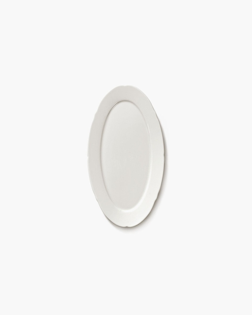 Assiette ovale S Silhouette – blanc 4