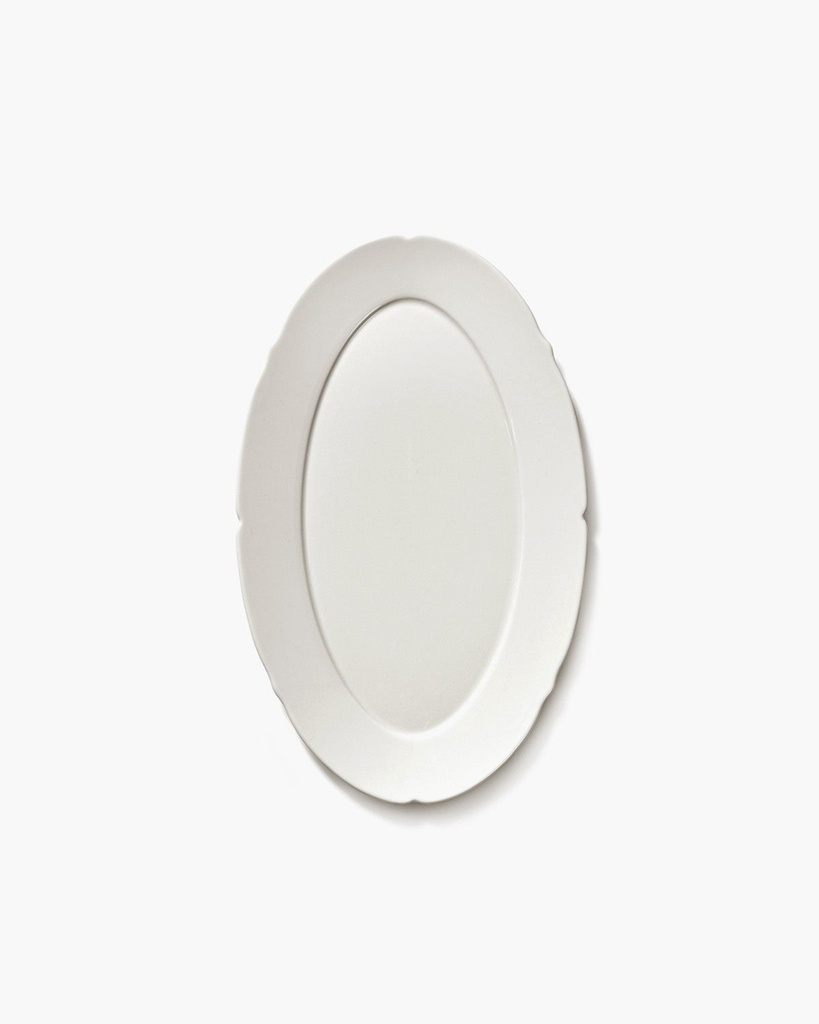 Assiette ovale M Silhouette – blanc 4