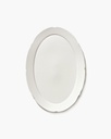 Assiette ovale L Silhouette – blanc 3