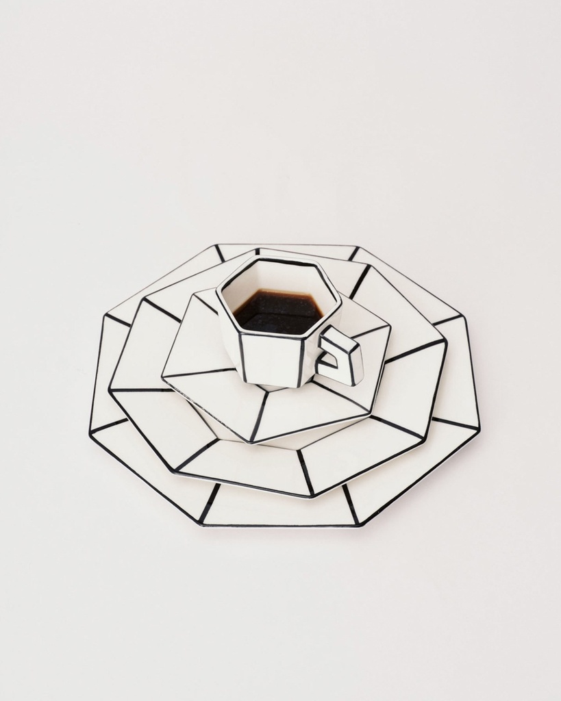 Assiette à petit-déjeuner Carte Blanche  2