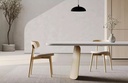 Chaise Cover – pied bois, dossier bois