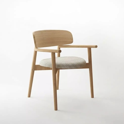 Fauteuil Cover – dossier bois