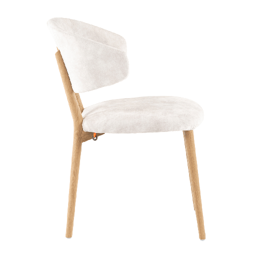 Chaise Toro – piètement bois, avec accoudoirs