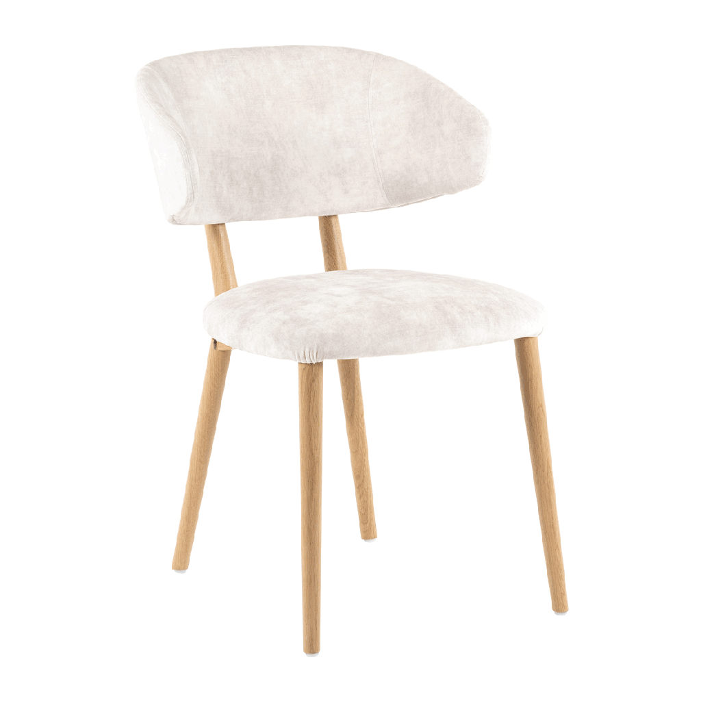 Chaise Toro – piètement bois, avec accoudoirs