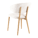 Chaise Toro – piètement bois, avec accoudoirs