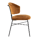 Chaise Toro – piètement métal, avec accoudoirs
