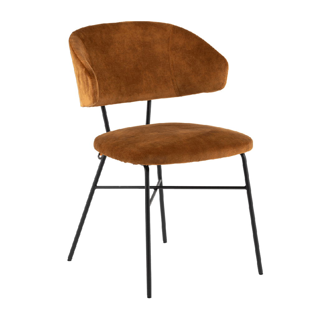 Chaise Toro – piètement métal, avec accoudoirs