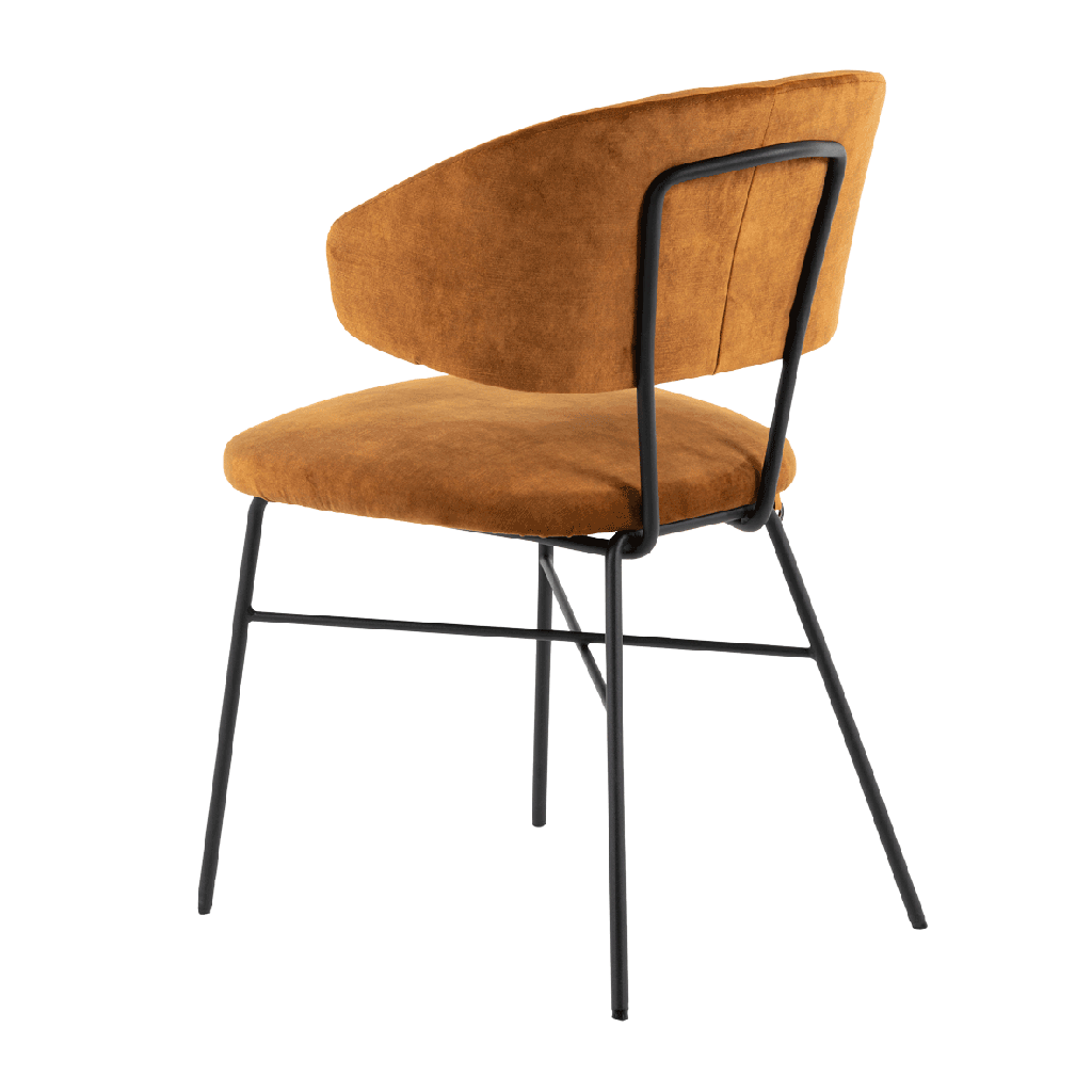 Chaise Toro – piètement métal, avec accoudoirs