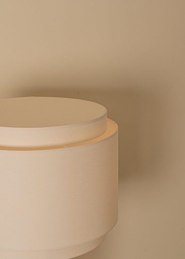 Lampe à poser Fluta Duoble – H 60 cm — chêne 2