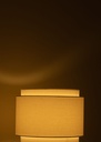 Lampe à poser Fluta Duoble – H 60 cm — marbre blanc 4