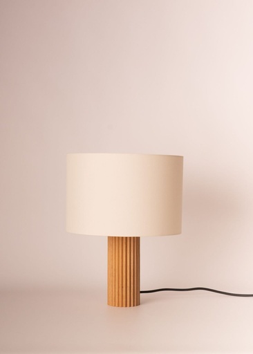 Lampe à poser Flutita – H 40 cm — chêne 2