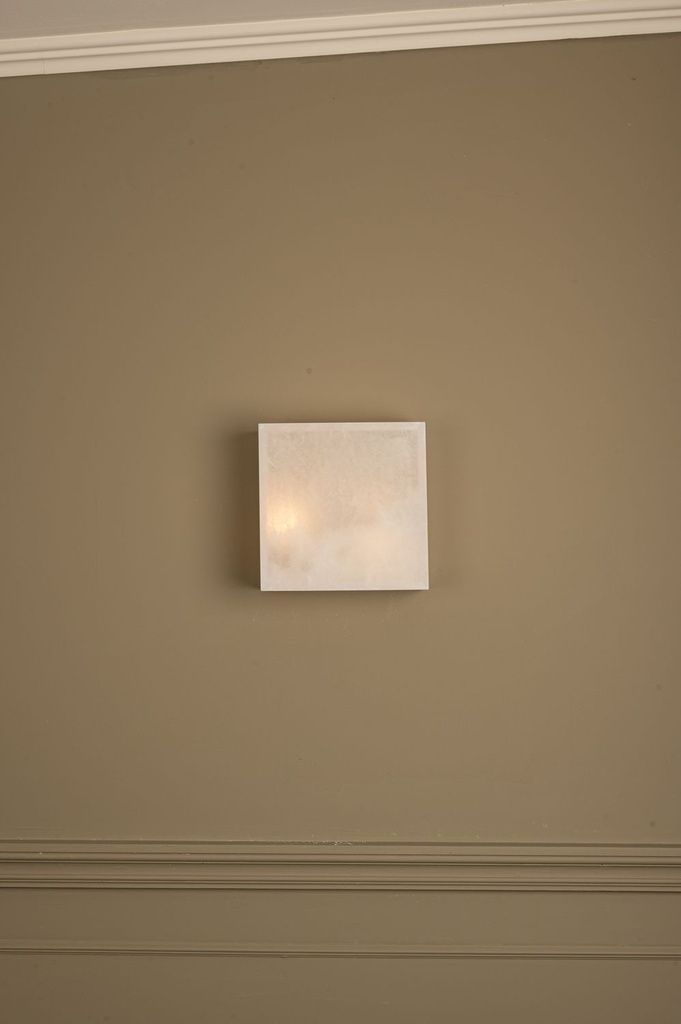 Applique Frene – Ø 25 cm — albâtre blanc 4