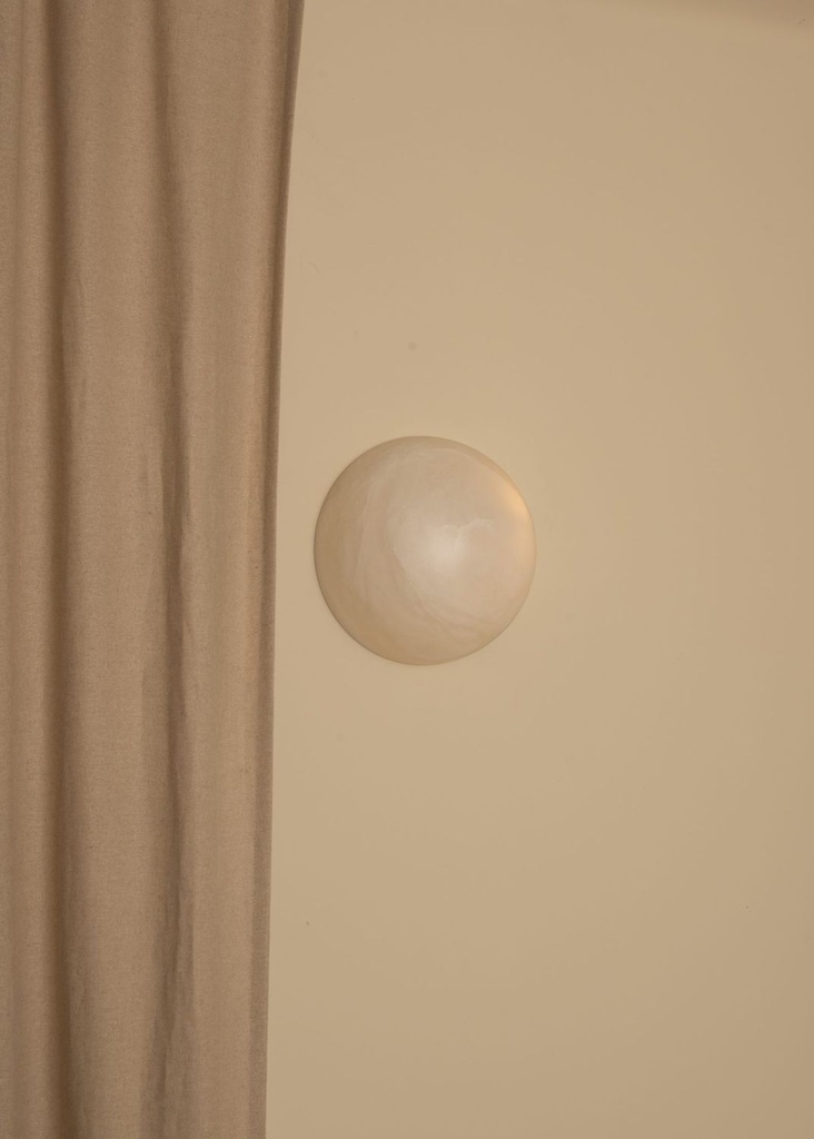Applique Haveno – Ø 25 cm — albâtre blanc 3