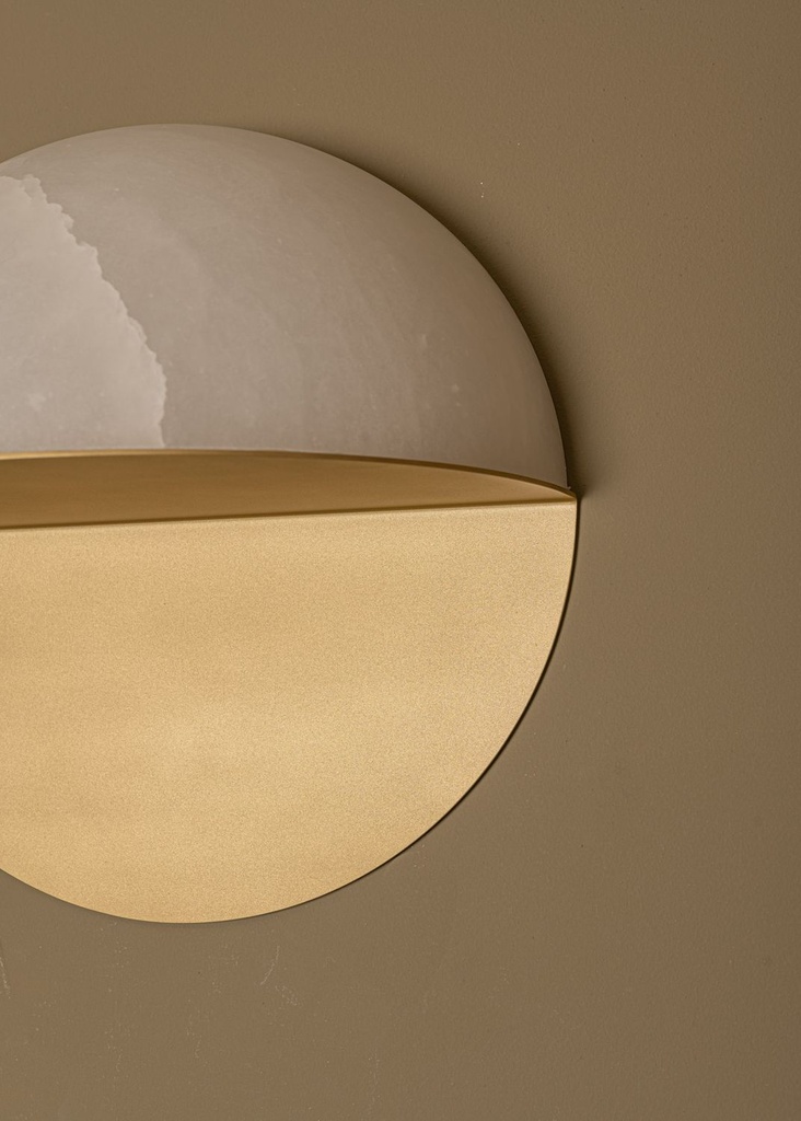 Applique Luno – Ø 27 cm — laiton 3