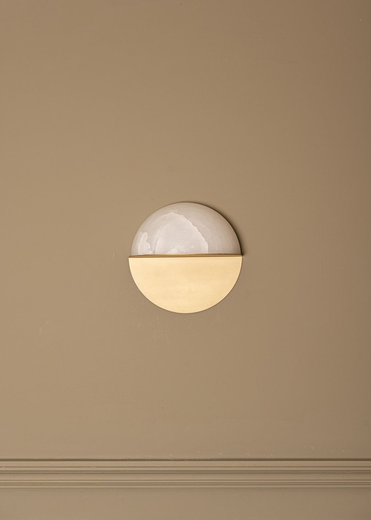 Applique Luno – Ø 27 cm — laiton 4