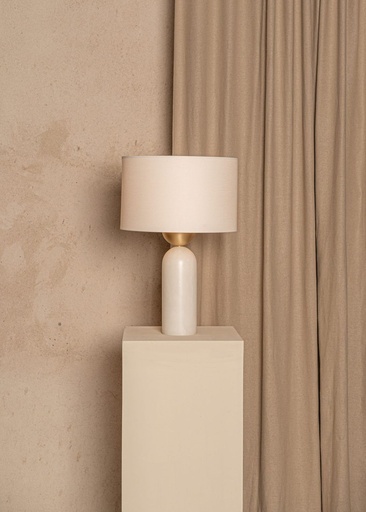 Lampe à poser Peona – H 61 cm — albâtre blanc 2