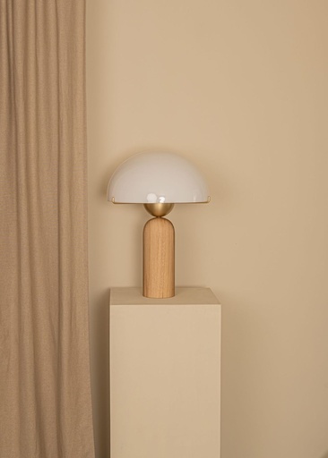 Lampe à poser Peono – H 58 cm — chêne 2