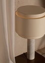 Lampe à poser Pipo Duoble – H 60 cm — marbre blanc 4