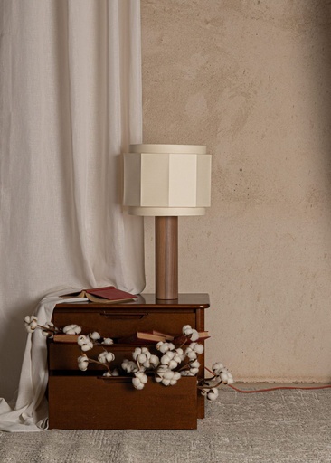 Lampe à poser Pipo Okla – H 60 cm — noyer 2