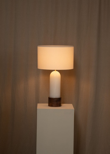 Lampe à poser Pura Kelo – H 69 cm — albâtre blanc 2