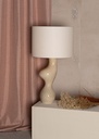 Lampe à poser Venuso – H 78 cm — émail réactif beige 3