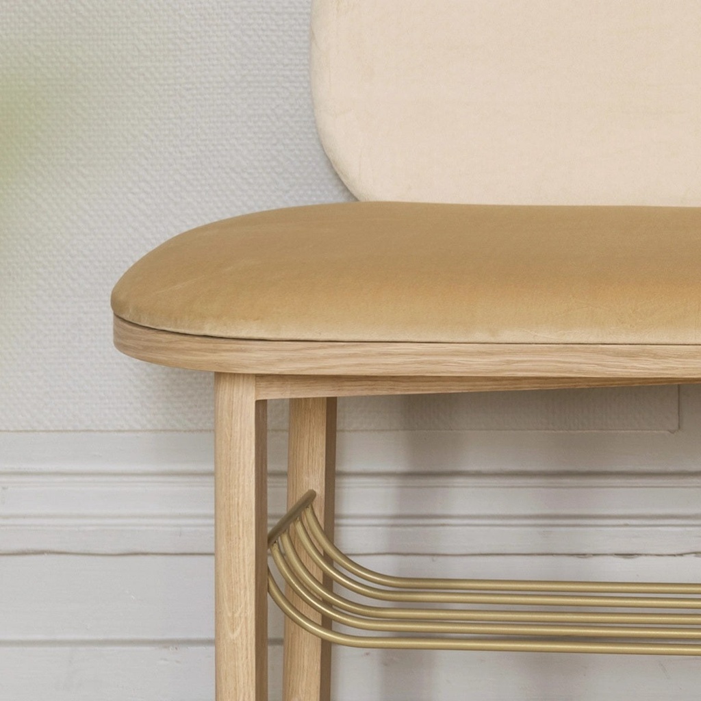 Banc Eustache – L 120 × P 40 × H 74 cm — ambiance 2