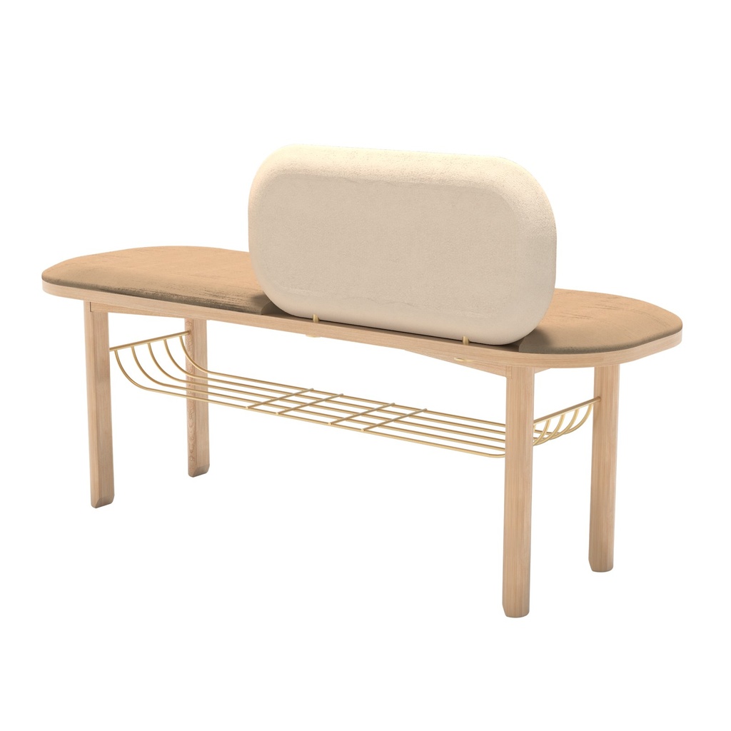 Banc Eustache – L 120 × P 40 × H 74 cm — ambiance 4