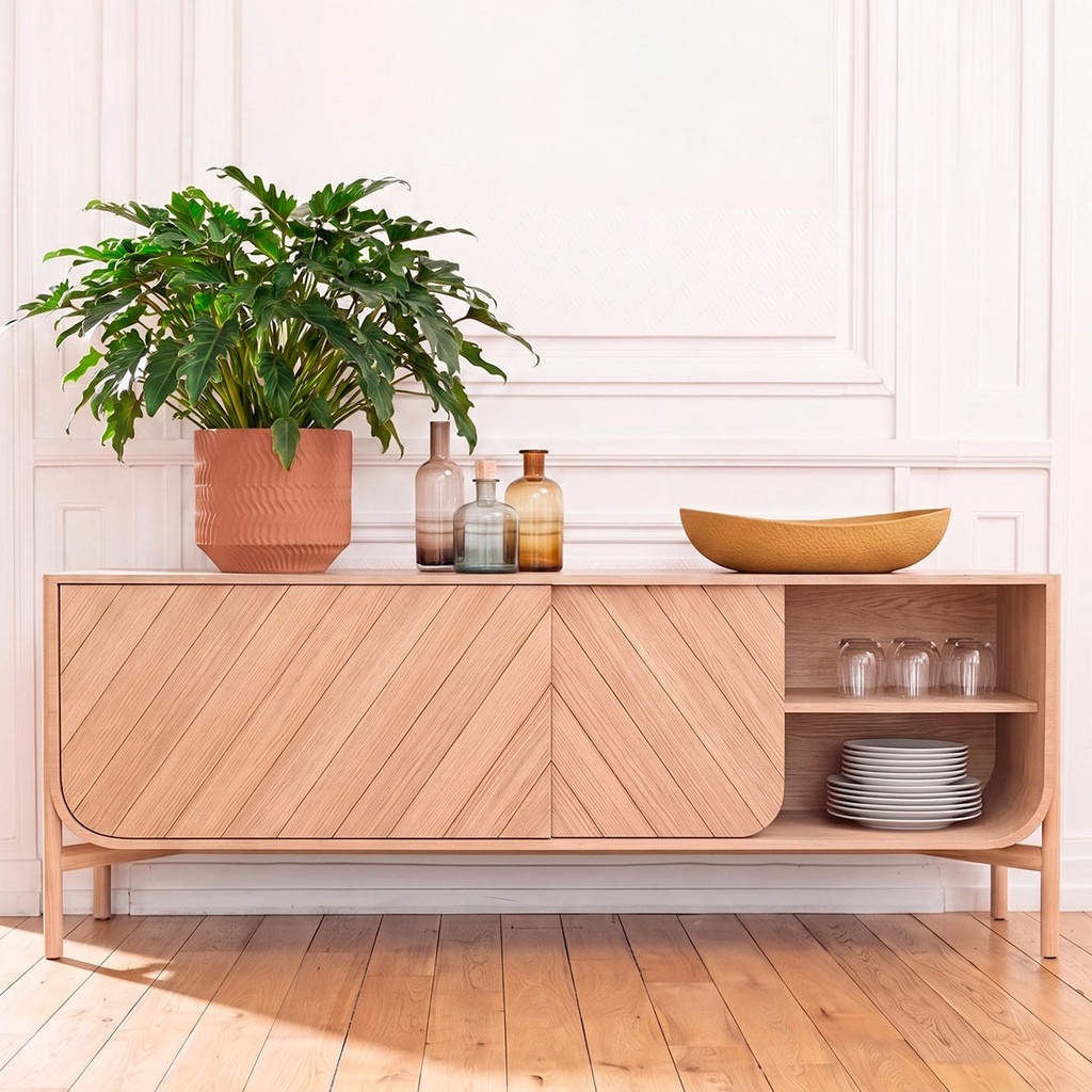 Buffet Marius – L 185 × P 45 × H 65 cm — ambiance 2