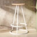 Tabouret de comptoir Gustave – assise 65 cm — ambiance 2