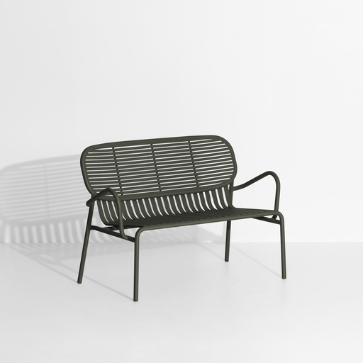 Sofa double Week-End – aluminium — ambiance 1