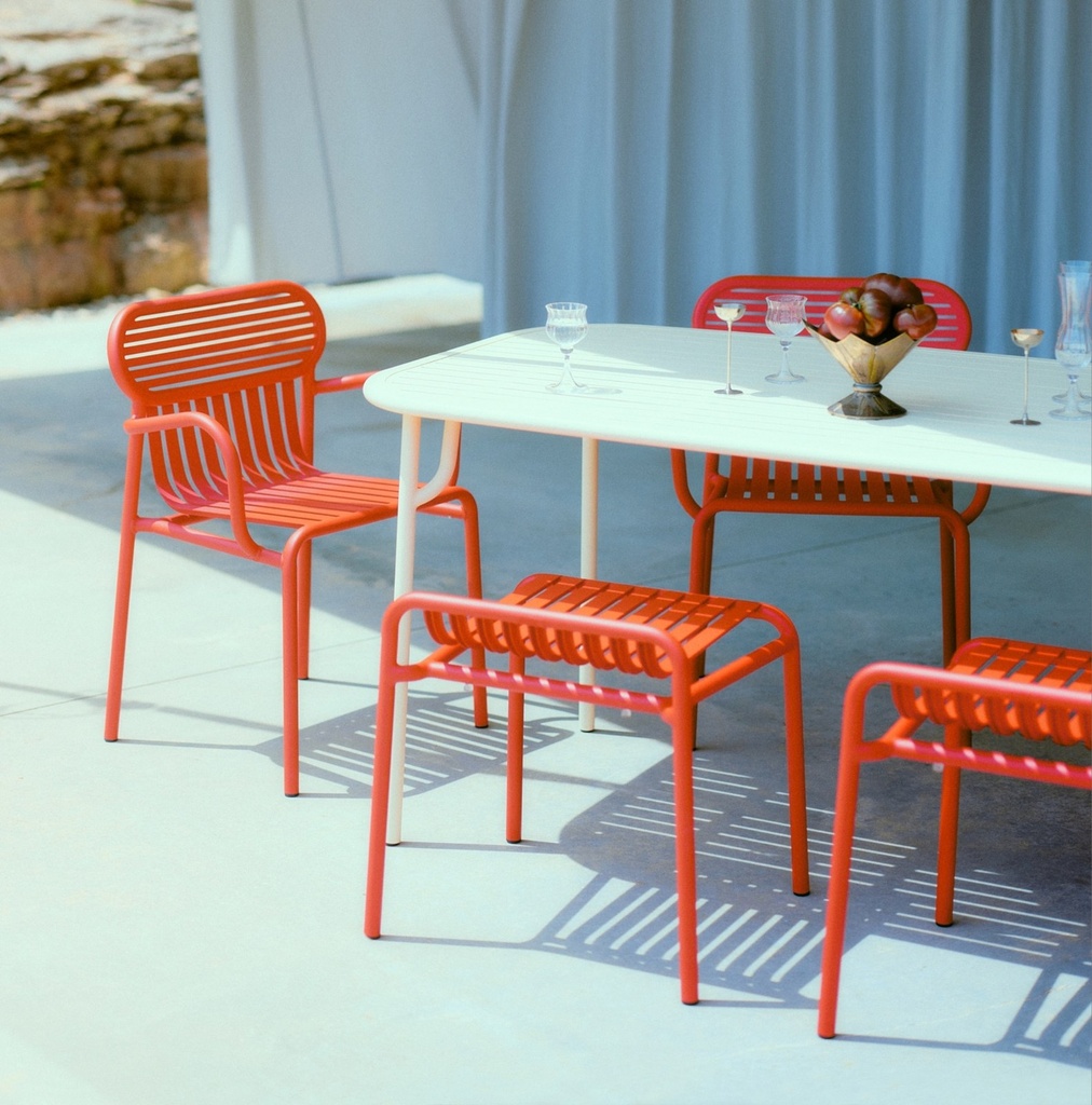 Tabouret Week-End – aluminium — ambiance 1
