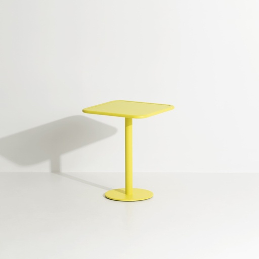 Table de bistrot Week-End – aluminium — ambiance 1