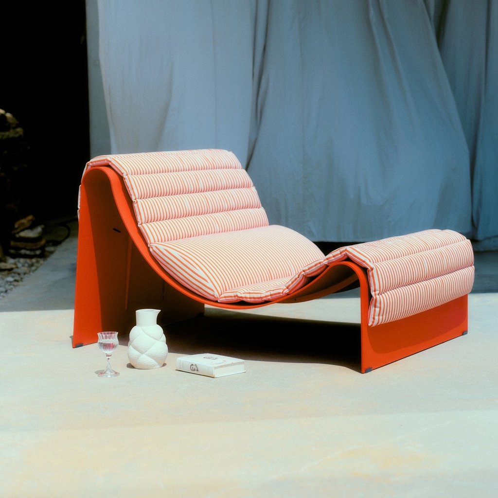 Chaise longue Eclipse – aluminium — ambiance 1