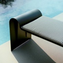 Banc Eclipse – aluminium, 170 cm — ambiance 2